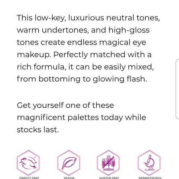 DITO COSMETICS SATURN SHADE 9 PAN EYESHADOW BUTTERY PALETTE like new - Picture 4 of 14